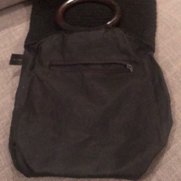 Vintage round handle black bag - Picture 2 of 4